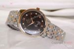 Omega De Ville 2-Tone Rose Gold Diamond Markers Omega Replica Watch